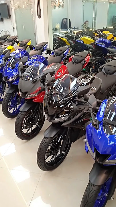 Welcome To Yamaha R15 V3 Black Blue Red Colour New 2024 Indonesia Version Review #shorts #bikecity