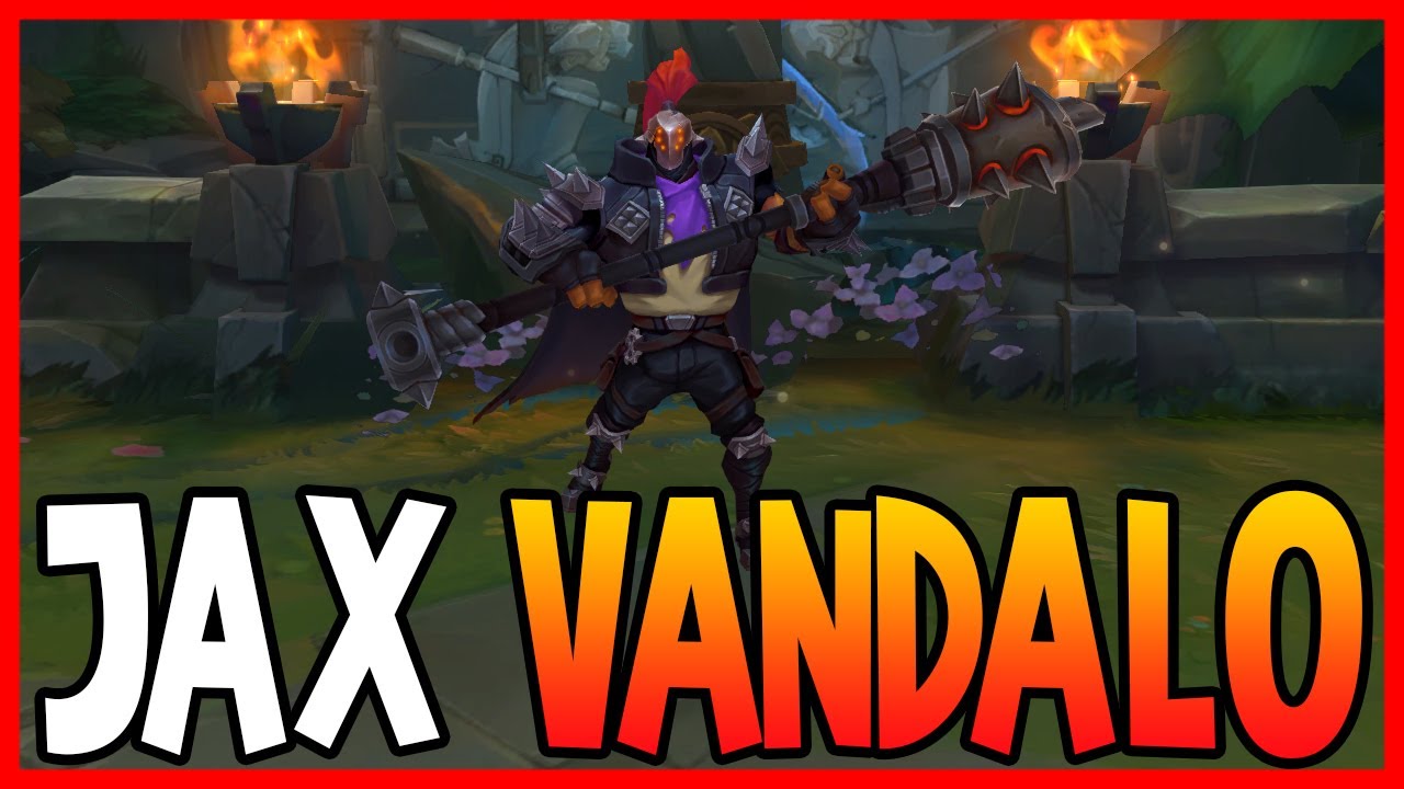 Jax Before Visual Rework SKIN de JAX VANDALO | Rework 2023 - YouTube