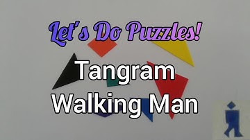 Tangram - Walking Man - Difficulty: Medium