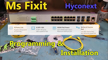 Hyconext Programming & Installation (For my rack)