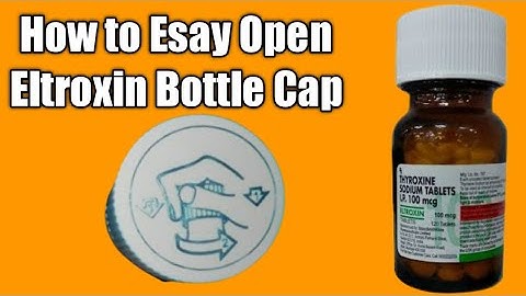 How to Easy Open Thyroxine Sodium Bottle Cap in Telugu@ismartbaluvlogs