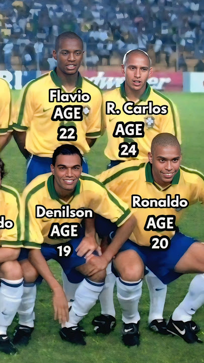 BRAZIL Lineup Copa America Winners 1997 | AGE in 1997. #football #shorts #copadobrasil