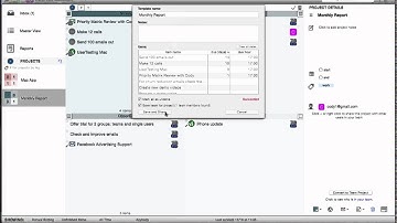 Custom Templates - Priority Matrix for Mac