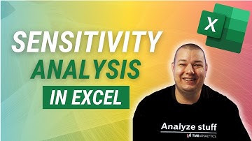 Excel Financial Modeling | Forecast Sensitivity Analysis Tutorial