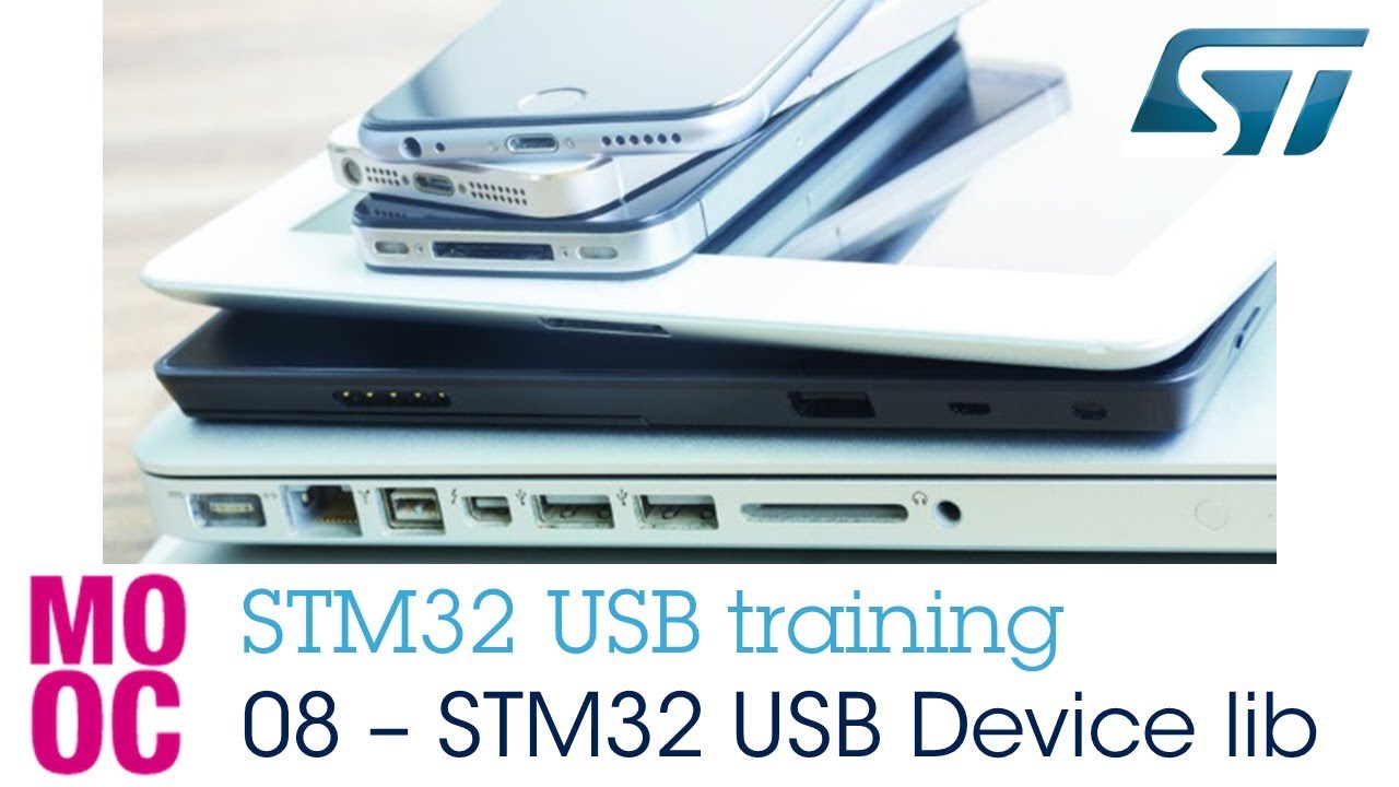 Smadre Borgmester I første omgang STM32 USB training - 08 STM32 USB Device library - YouTube
