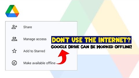Google Drive Can Be Offline⁉️ Here