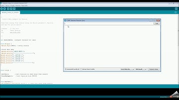 ARDUINO: Console menu with switch()