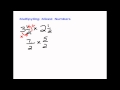 Fractions - Multiplying Mixed Numbers