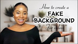 How to Create Fake Realistic YouTube Background for FREE