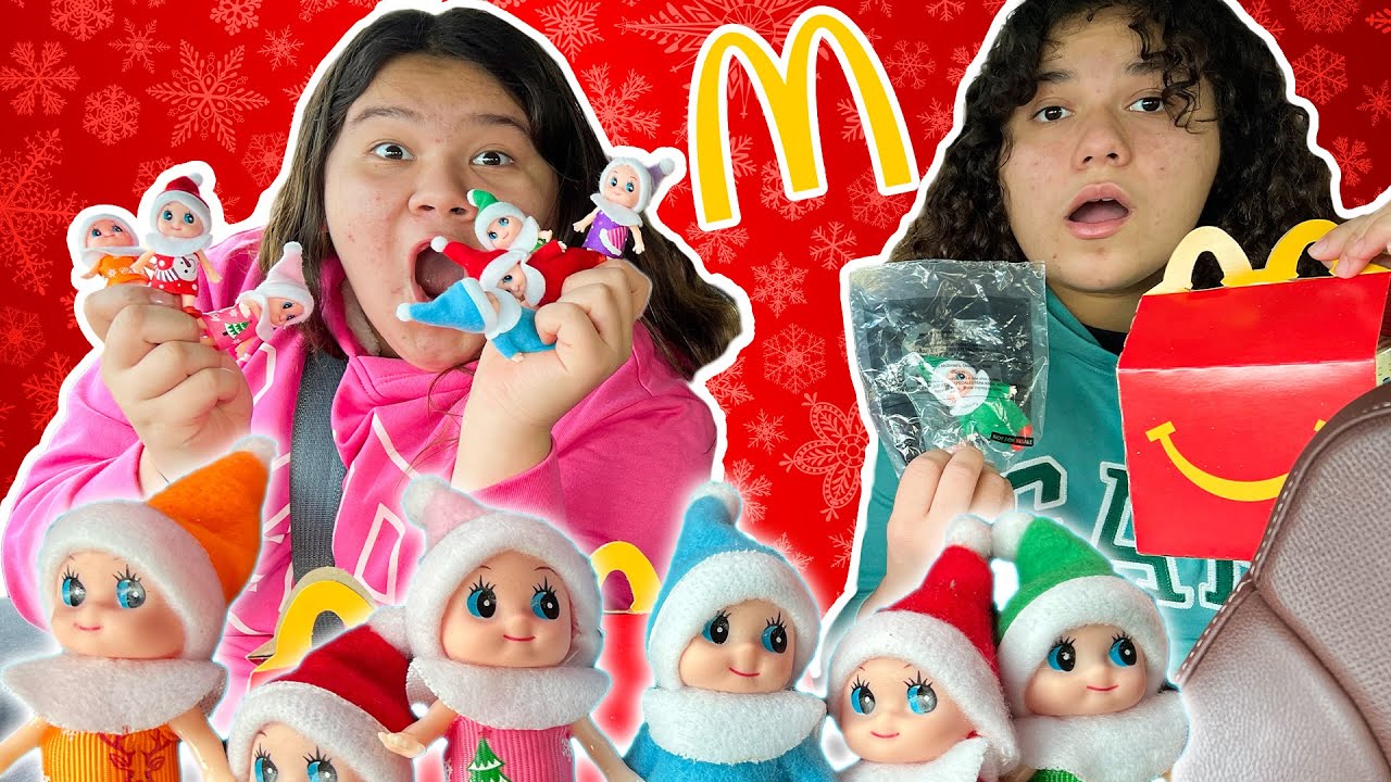MCDONALDS HAPPY MEAL ELF ON THE SHELF TOYS YouTube