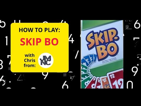 une partie SKIP-BO à 2 joueurs 