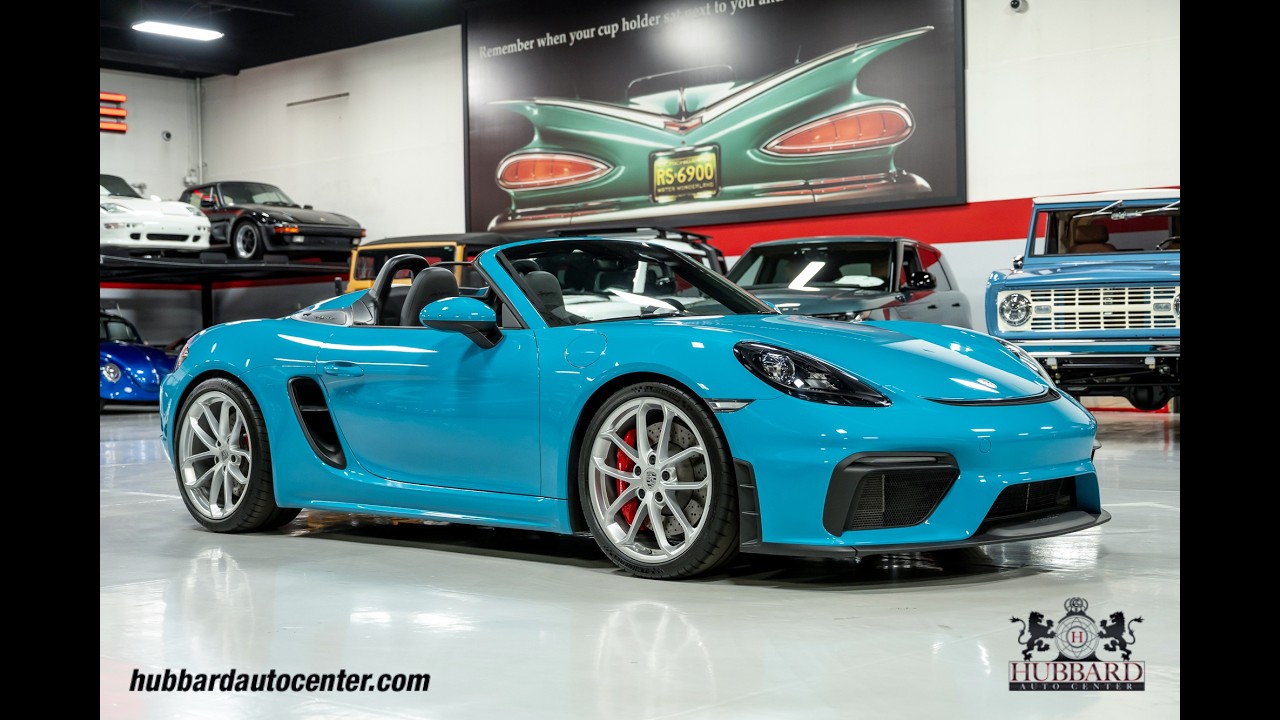 2021 Used Porsche 718 Spyder Roadster at Hubbard Auto Center