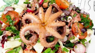 سلاطة قرنيط ساهلا و الطعم أكثر من رائع فكرة لرمضان Salade au poulpes