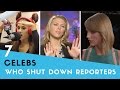 7 Times Celebs SHUT DOWN Rude Reporters! | Hollywire