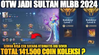 EVENT COLLECTOR SKIN!! Cara Cek Otomatis Level Akun SULTAN Skin Alice Gratis 2024 | Mobile Legends