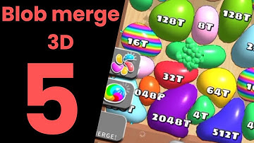 Blob merge 3D: Unlock 4T 8T 16T 32T 64T 128T 256T 512T 1024T 2048T (Trilhões)