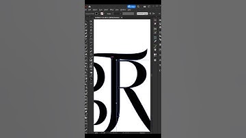 Letter logo with Open Type Feature using Glyphs | Illustrator Logo Design