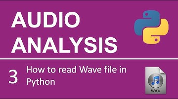 Audio Processing # 3: How to read a wave file and access samplnig information