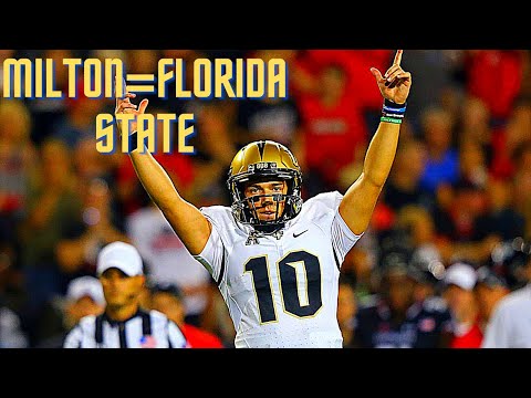 Florida State Football: The Transfer Portal=McKenzie Milton To Florida State. Video breakdown.