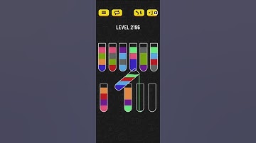 Water sort puzzle level 2196