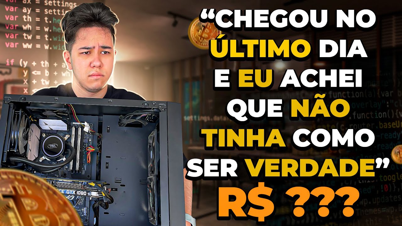 MINEREI BITCOIN DURANTE UM MÊS INTEIRO! VALEU A PENA?