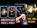 MK Mobile. Divine Storm Pack Opening That Will BLOW YOUR MIND! Anniversary Packs Are AWESOME!