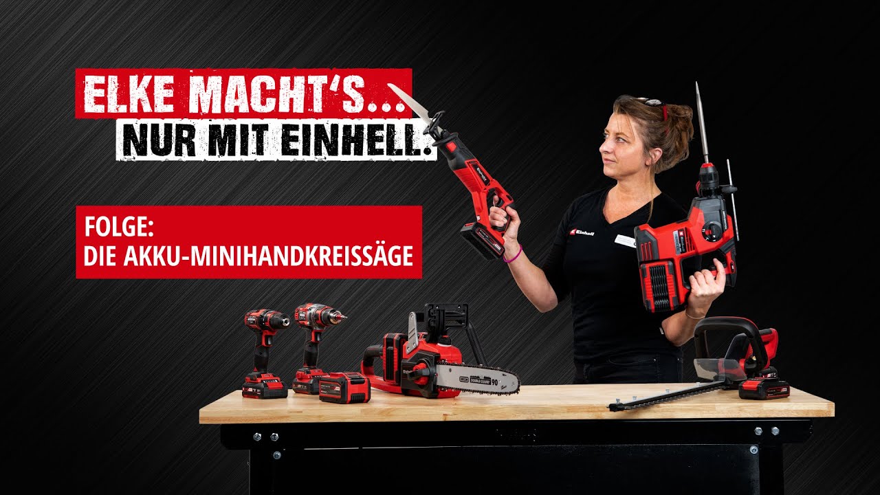 Einhell Akku-Mini-Handkreissäge TE-CS 18/89 Li - Solo - Leitermann |  LEITERMANN