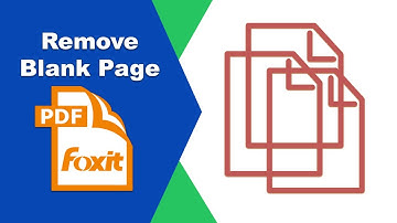 How to delete a blank page from a pdf file in Foxit PDF Editor