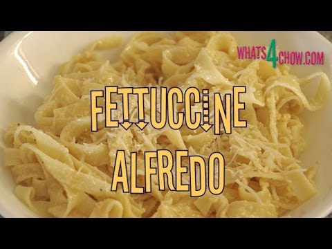 How to Make Fettuccine Alfredo. Pasta with Alfredo Sauce is Quick and Easy!