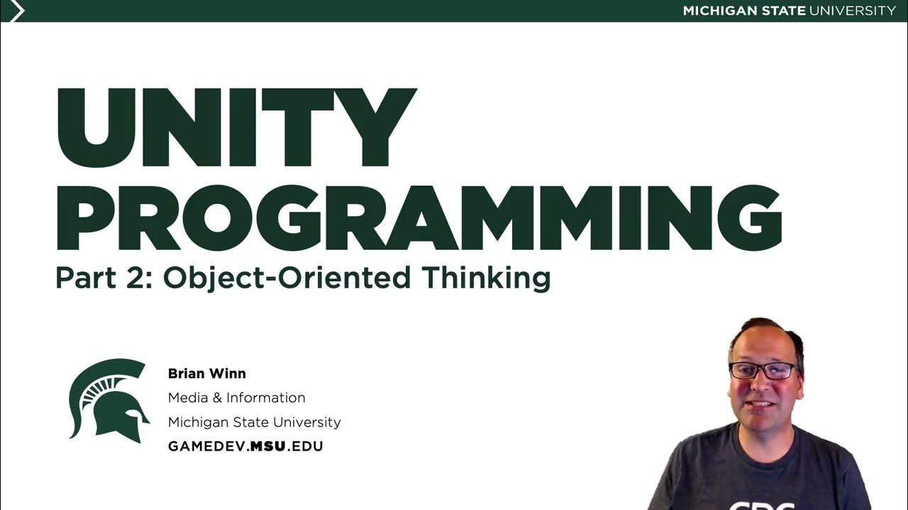 Ep 42 - Unity Programming - Object-Oriented Thinking: Game Design and ...