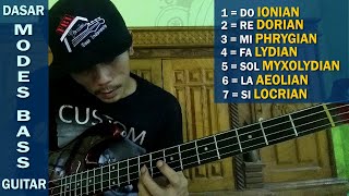 Modes Bass Guitar || Untuk Variasi Bass Dangdut || English Subtitle
