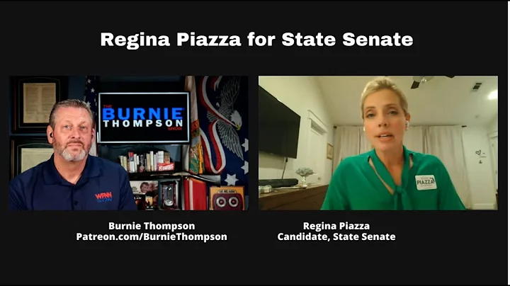 Regina Piazza joins us. She's running for Florida ...