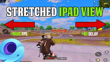 BEST IPAD RESOLUTION FOR STRETCHED VIEW FOR LOW END PC ✅ GAMELOOP IPAD VIEW KEY MAPPING FIX 💯