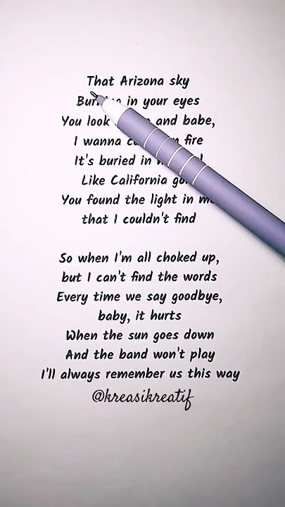 “Always Remember Us This Way” – Heartfelt Lyrics to Learn English with Lady Gaga