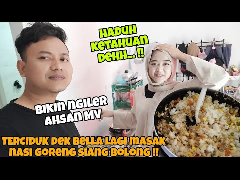 TERCIDUK DEK BELLA TIDAK PUASA, AHSAN MV TERGODA IKUT MAKAN !!