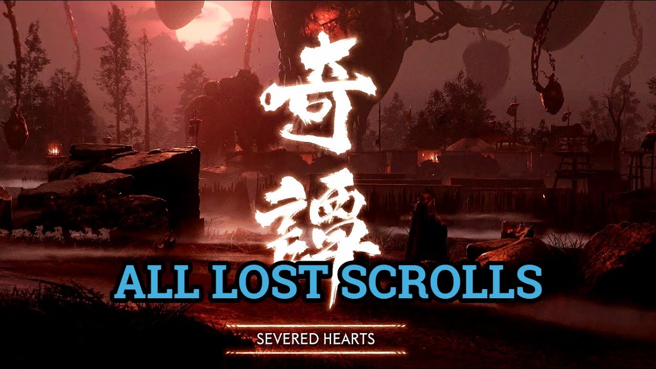 Ghost Of Tsushima: The Stranded Dead All Chapter 2 Scrolls (Silver/Gold) 