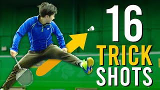 16 Badminton Trickshots You NEED TO KNOW