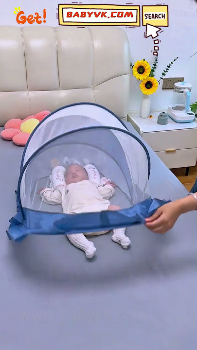 Foldable Mosquito Net for Child  #babycare #babysafety