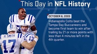 Colts QB Peyton Manning Leads Late Comeback to Shock Buccaneers | This Day in NFL History (10\/6\/03)