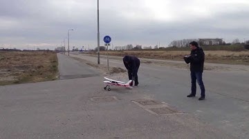 Multiplex Mentor vliegen met windkracht / Beaufort 6