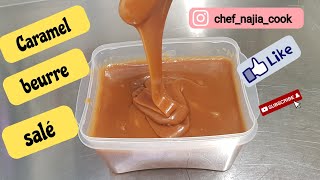 Caramel au beurre salé CAP pâtissier avec chef najia وصفة الكراميل