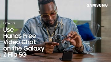 Galaxy Z Flip 5G: How to Use Hands-Free Video Chat | Samsung