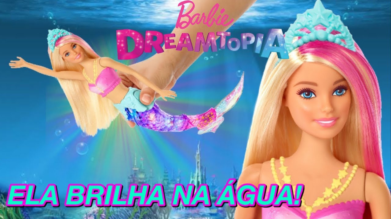 Boneca Articulada - Barbie Dreamtopia - Sereia com Luzes