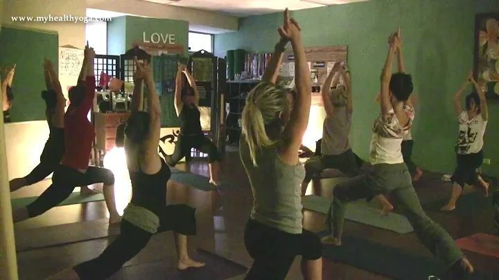 YOGA - Full 75min Vinyasa Class with Carrie-Anne F...