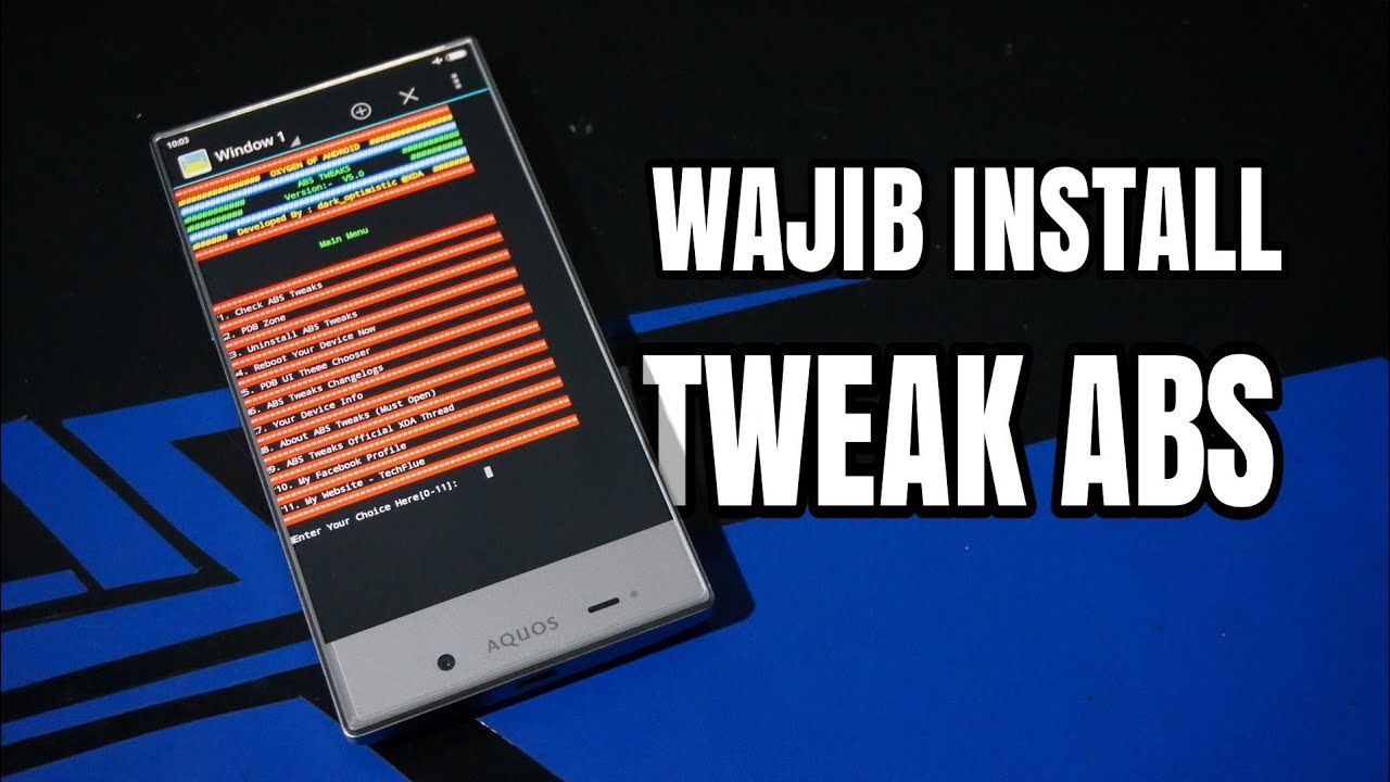Cara atasi lag di aquos 305sh ,install tweak abs dan patch recovery di aquos 305sh