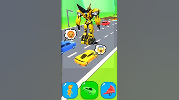 Shape shifting game level - 40 hyper casual game #shapeshifting #gameplay #funny #car #jcb