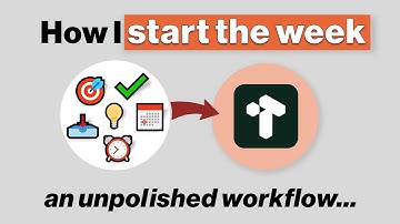 Starting the Week with Tana: My Actual Productivity Workflow