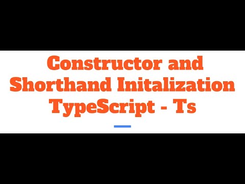 typescript shorthand assignment