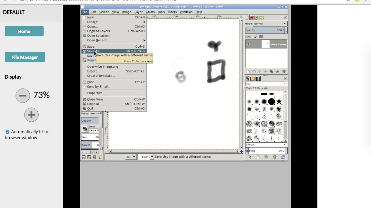 Gimp online - image editor and paint tool