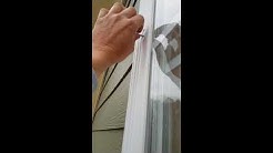 How to repair damaged  vinyl window